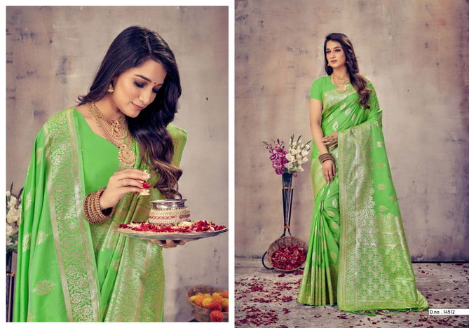 Minaxi Silk Vol 1 By Bunawat Banarasi Silk Sarees Catalog
